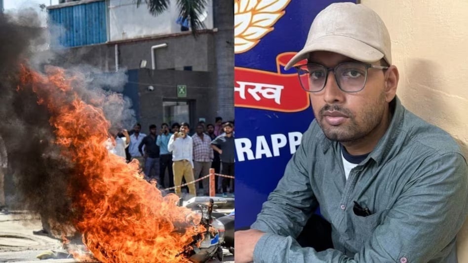 Aditya Anand, NIT engineer and key accused arrested in Noida violence case Aditya Anand, NIT engineer and key accused arrested in Noida violence case