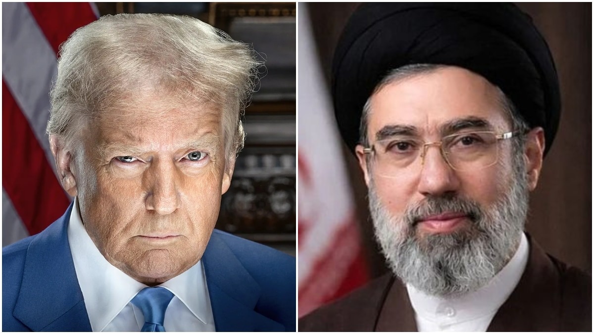 Donald Trump and Mojtaba Khamenei