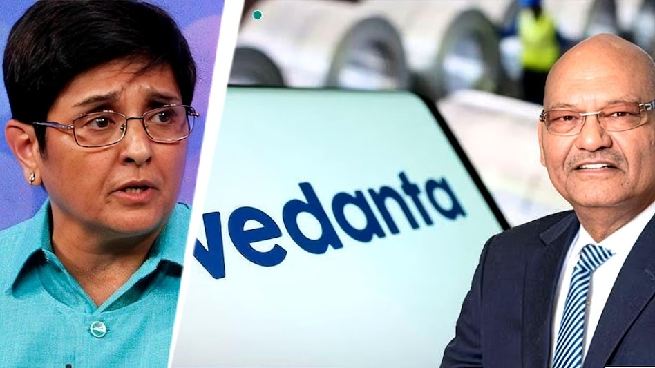 Kiran Bedi backs Vedanta, calls for careful judgement after FIR on Agarwal Kiran Bedi backs Vedanta, calls for careful judgement after FIR on Agarwal