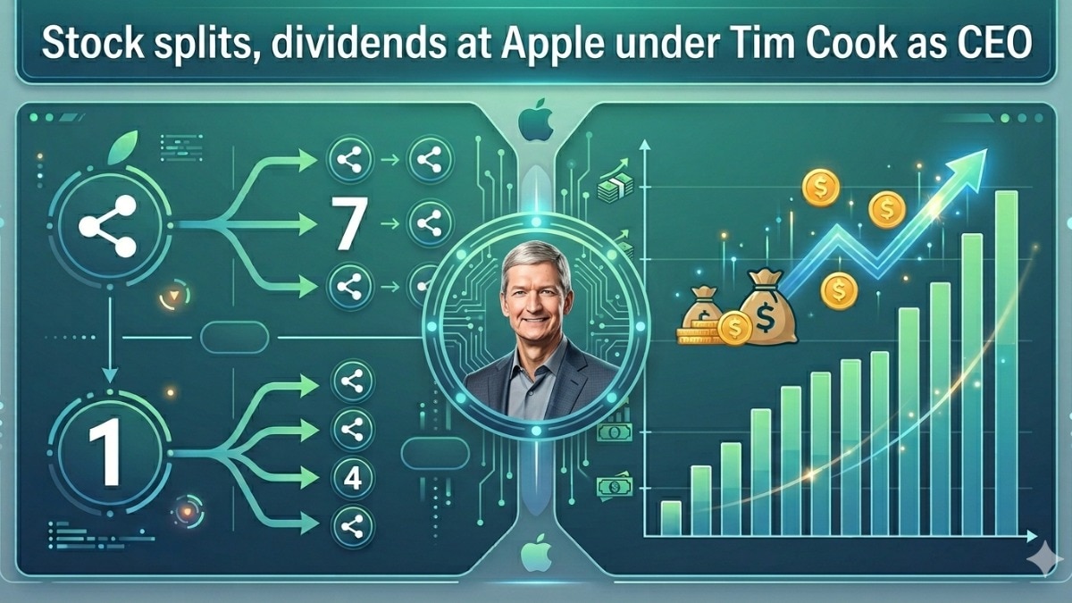 Tim Cook has announced that he will step down later this year and transition to the role of executive chairman of the board. (Pic source: AI generated image for representational purposes)