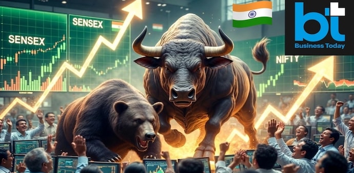 Market outlook: The short-term market texture is bullish, but due to temporary overbought conditions, some profit booking may occur at higher levels, said analysts (Image: AI generated image for representational purpose only) Market outlook: The short-term market texture is bullish, but due to temporary overbought conditions, some profit booking may occur at higher levels, said analysts (Image: AI generated image for representational purpose only)