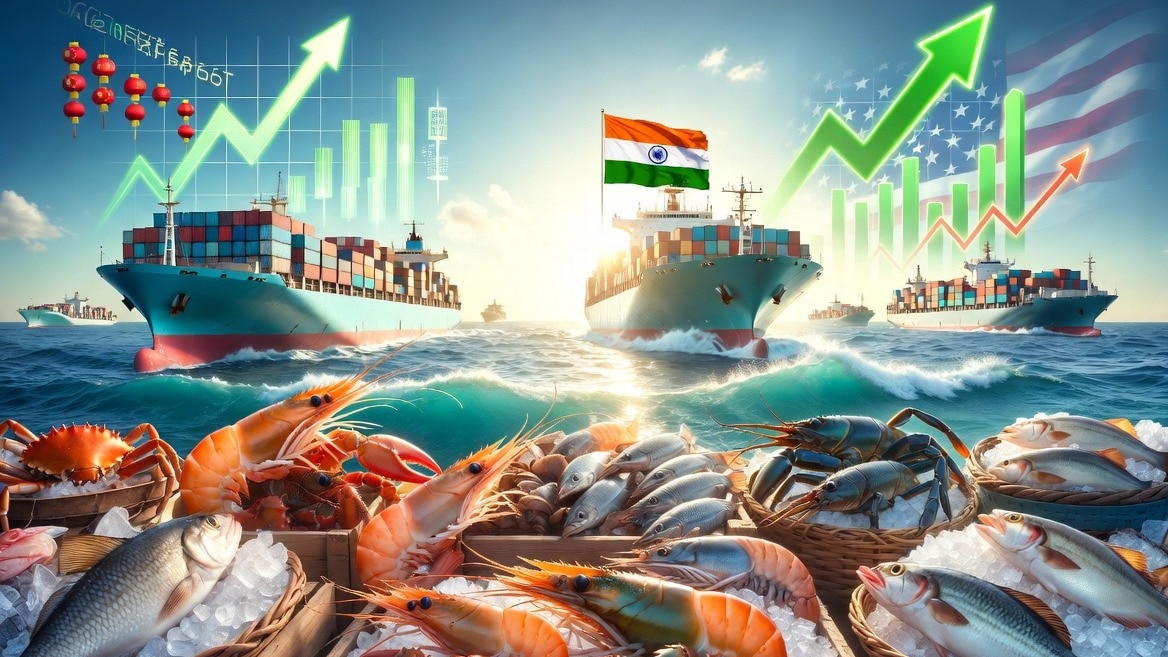 US demand dips, China rises: India's seafood exports hit an all-time high