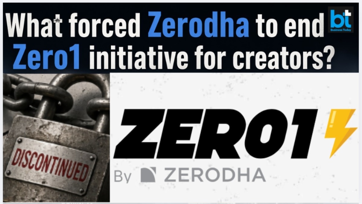 What forced Zerodha to end Zero1 initiative for creators?