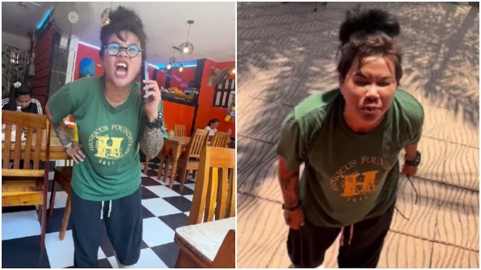 Instead of escalating the argument, the vlogger chose to involve authorities. Instead of escalating the argument, the vlogger chose to involve authorities.