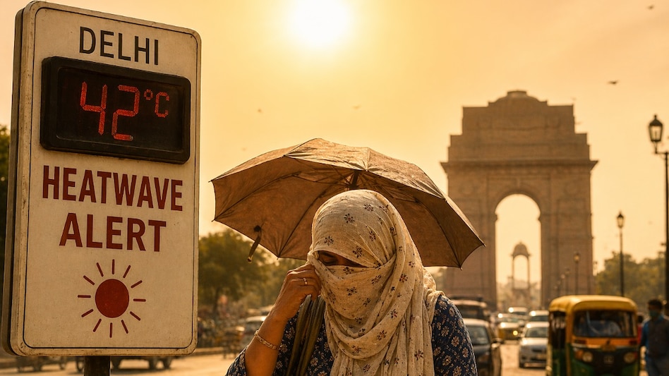 Delhi's minimum temp already 2.7 degrees above normal as IMD flags heatwave till Saturday (AI generated image) Delhi's minimum temp already 2.7 degrees above normal as IMD flags heatwave till Saturday (AI generated image)