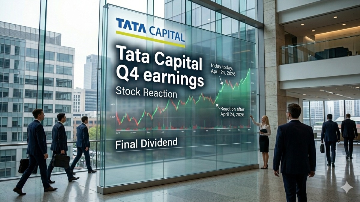 Tata Capital shares slipped 1.36% to Rs 335.75 against the previous close of Rs 340.40. Pic source: (AI generated image for representational purposes)