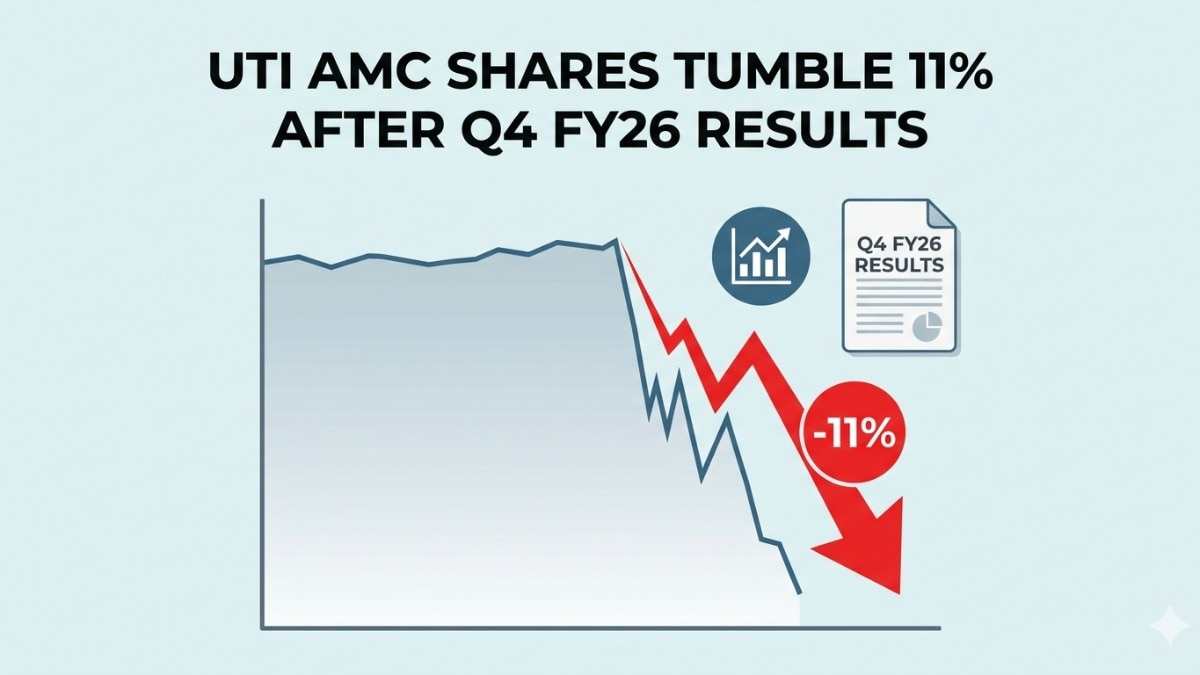 UTI AMC shares tumble 11% after Q4 FY26 results; here's why