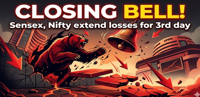 Among sectoral indices, the BSE IT index plunged 5.04% to settle at 27,675.69, while the BSE Healthcare index declined 1.41% to close at 43,591.06. (Image: AI generated) Among sectoral indices, the BSE IT index plunged 5.04% to settle at 27,675.69, while the BSE Healthcare index declined 1.41% to close at 43,591.06. (Image: AI generated)