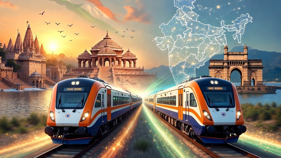 UP to get 2 Amrit Bharat Express trains linking Maharashtra from April 28 (Pic: AI generated) UP to get 2 Amrit Bharat Express trains linking Maharashtra from April 28 (Pic: AI generated)