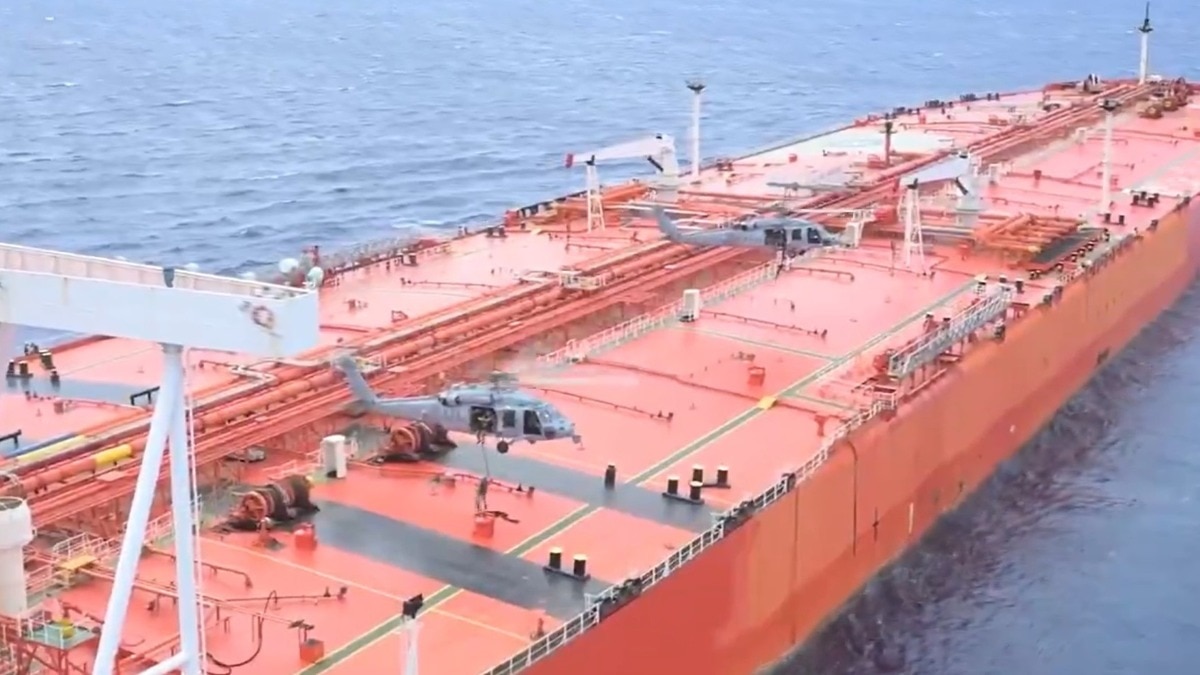 US forces seized the M/T Tifani (Photo- X/@DeptofWar) US forces seized the M/T Tifani (Photo- X/@DeptofWar)