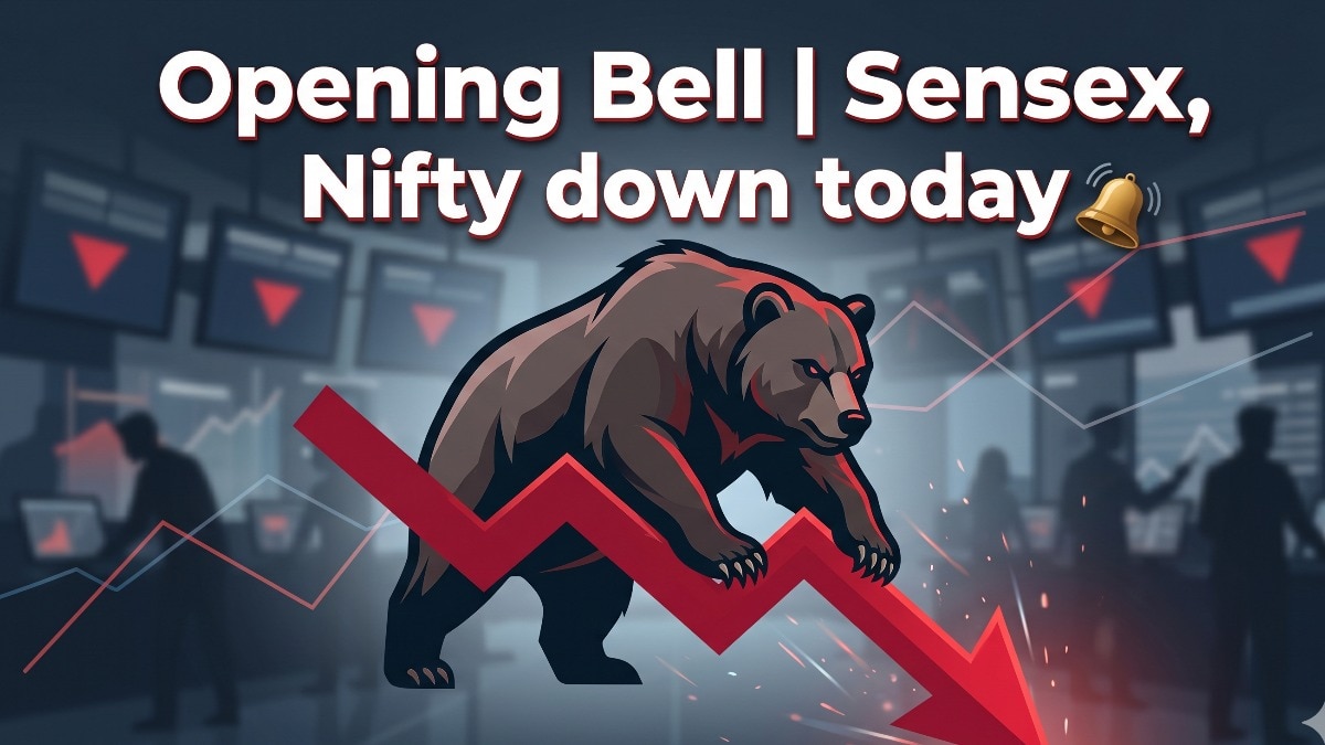 In the previous session on Monday, the Sensex rose 639.42 points, or 0.83%, to settle at 77,303.63, while the Nifty climbed 194.75 points, or 0.81%, to close at 24,092.70. (Image: AI genrated for representational purpose only))