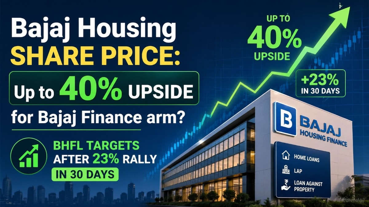 Bajaj Housing share price: Up to 40% upside for Bajaj Finance arm? BHFL targets after 23% rally in 30 days. (Pic: AI-generated image for representational purpose only; ChatGPT)