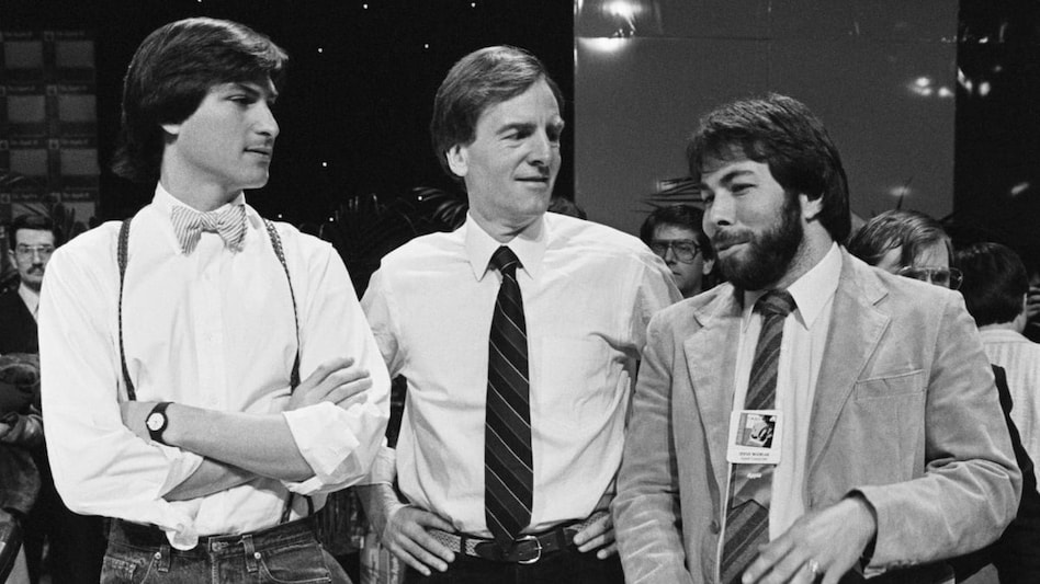From left: Apple founders Steve Jobs, Ronald Wayne and Steve Wozniak. From left: Apple founders Steve Jobs, Ronald Wayne and Steve Wozniak.