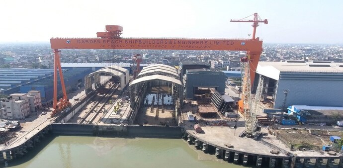 GRSE: As a warship project approaches completion, management gains better visibility on the project's final profitability. (Image source: Company website) GRSE: As a warship project approaches completion, management gains better visibility on the project's final profitability. (Image source: Company website)