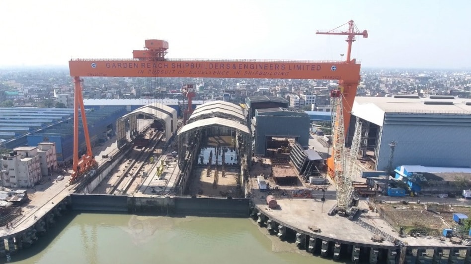 GRSE: As a warship project approaches completion, management gains better visibility on the project's final profitability. (Image source: Company website) GRSE: As a warship project approaches completion, management gains better visibility on the project's final profitability. (Image source: Company website)