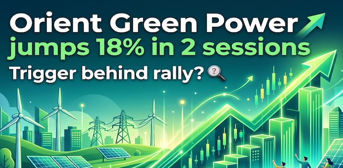 Orient Green Power shares gained 3.53% to trade at Rs 13.19 in early trade on Wednesday, against their previous close of Rs 12.74 on the BSE. (Image: AI generated) Orient Green Power shares gained 3.53% to trade at Rs 13.19 in early trade on Wednesday, against their previous close of Rs 12.74 on the BSE. (Image: AI generated)