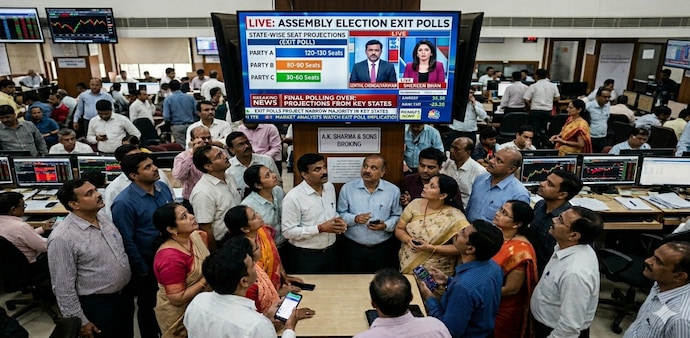 Assembly election results next week are likely to add to market volatility on Monday, said an analyst. Assembly election results next week are likely to add to market volatility on Monday, said an analyst.