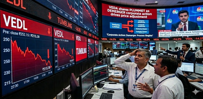 Brokerages such as Nuvama and ICICIdirect believes Vedanta Aluminium would stand out as the most attractive demerged entity. (Pic: AI generated for representational purposes only; Gemini AI). Brokerages such as Nuvama and ICICIdirect believes Vedanta Aluminium would stand out as the most attractive demerged entity. (Pic: AI generated for representational purposes only; Gemini AI).