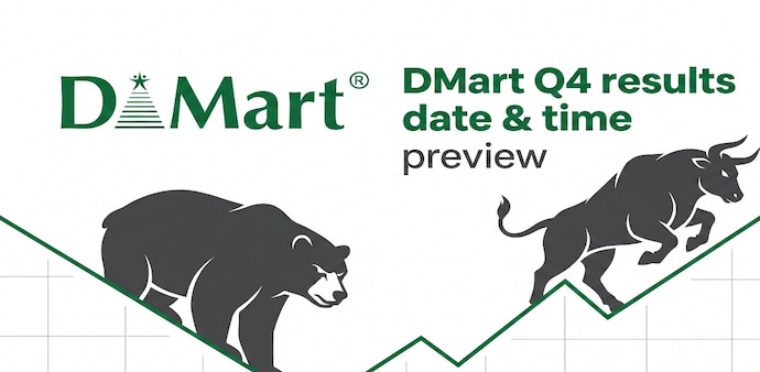 HDFC Securities noted that based on DMart's latest revenue update, the retailer's reported revenue rose 19% year-on-year, reaching Rs 17,200 crore. (Image: AI generated/ DMart logo) HDFC Securities noted that based on DMart's latest revenue update, the retailer's reported revenue rose 19% year-on-year, reaching Rs 17,200 crore. (Image: AI generated/ DMart logo)
