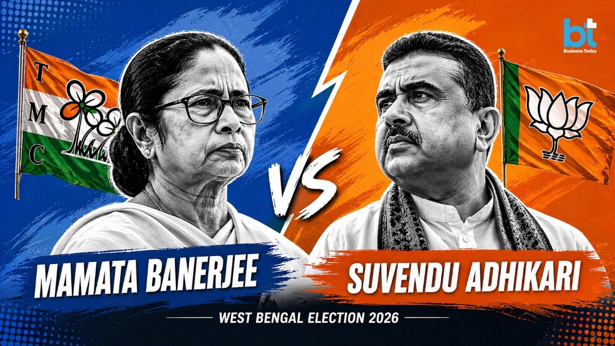 West Bengal Election Results 2026: Suvendu Adhikari is taking on Mamata Banerjee in Bhabanipur, South Kolkata