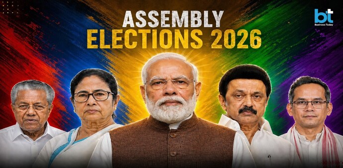Here is a state-by-state breakdown of what every major exit poll is saying about West Bengal, Tamil Nadu, Assam, Kerala, and Puducherry — before votes are counted. Here is a state-by-state breakdown of what every major exit poll is saying about West Bengal, Tamil Nadu, Assam, Kerala, and Puducherry — before votes are counted.