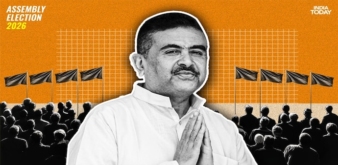 Suvendu Adhikari defeated Mamata in Nandigram 2021. He is leading again against her in Bhabanipur Suvendu Adhikari defeated Mamata in Nandigram 2021. He is leading again against her in Bhabanipur