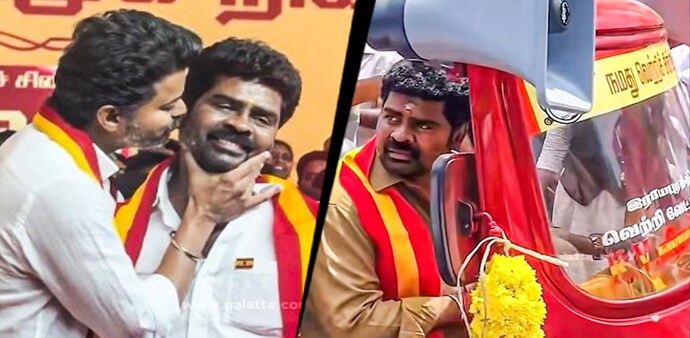 Vijay Dhamu of TVK won in Royapuram on May 4 (Agency Photo) Vijay Dhamu of TVK won in Royapuram on May 4 (Agency Photo)