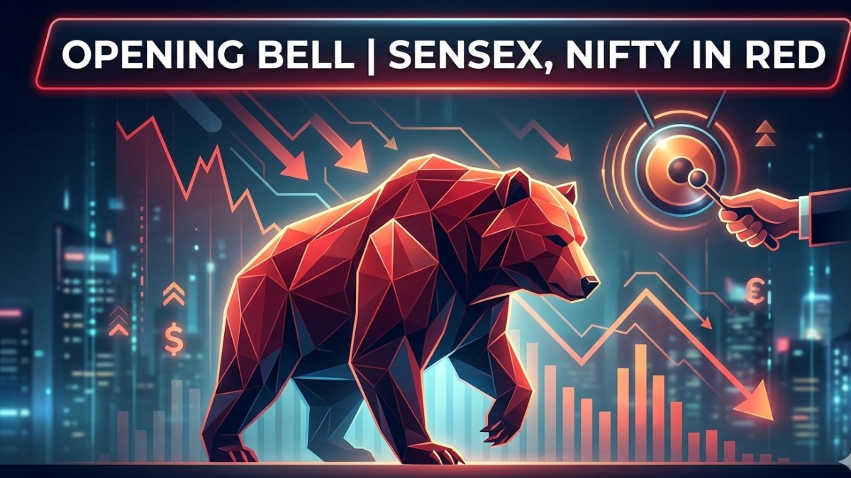 In the previous session on Monday, the Sensex gained 355.90 points, or 0.46%, to settle at 77,269.40, while the Nifty advanced 121.75 points, or 0.51%, to close at 24,119.30. (Image: AI generated image for representational purpose only)
