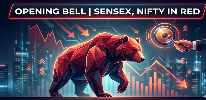 In the previous session on Monday, the Sensex gained 355.90 points, or 0.46%, to settle at 77,269.40, while the Nifty advanced 121.75 points, or 0.51%, to close at 24,119.30. (Image: AI generated image for representational purpose only) In the previous session on Monday, the Sensex gained 355.90 points, or 0.46%, to settle at 77,269.40, while the Nifty advanced 121.75 points, or 0.51%, to close at 24,119.30. (Image: AI generated image for representational purpose only)