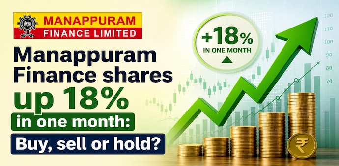 MOFSL said the Manappuram Finance stock trades at 1.6 times estimated FY27 book value. (Pic: AI generated for representational purposes only; ChatGPT). MOFSL said the Manappuram Finance stock trades at 1.6 times estimated FY27 book value. (Pic: AI generated for representational purposes only; ChatGPT).