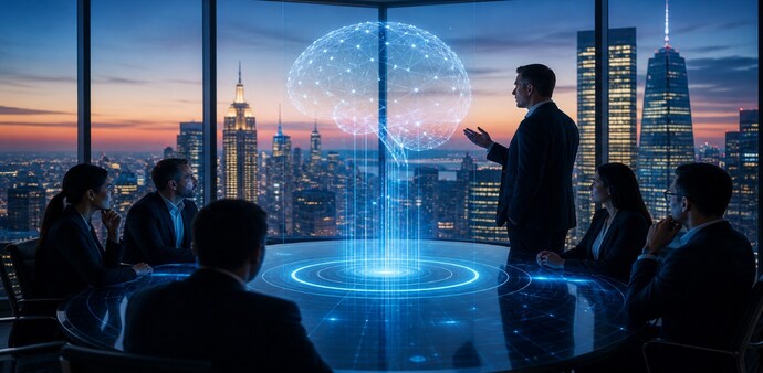 The study finds that AI is already operating autonomously in a significant share of business decisions. The study finds that AI is already operating autonomously in a significant share of business decisions.
