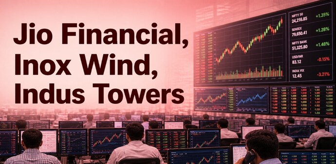 Shukla said Indus Tower stock has seen a bearish engulfing candlestick pattern yesterday. Pic source: (AI image for representational purposes) Shukla said Indus Tower stock has seen a bearish engulfing candlestick pattern yesterday. Pic source: (AI image for representational purposes)