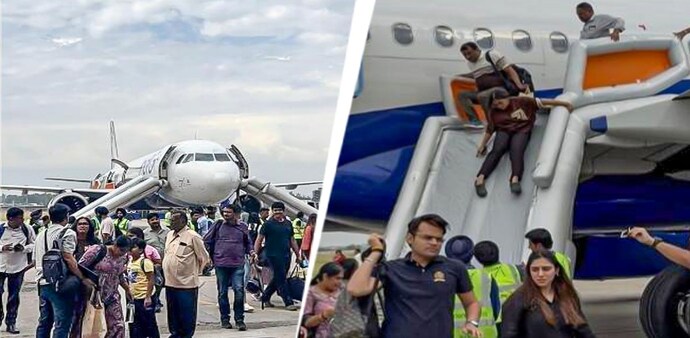 The airline confirmed that all passengers were safely moved out of the aircraft and taken to the terminal. The airline confirmed that all passengers were safely moved out of the aircraft and taken to the terminal.