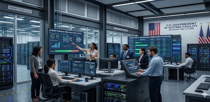 Big tech companies have signed an agreement with the US government, giving the institute authority to “conduct pre-deployment evaluations." Big tech companies have signed an agreement with the US government, giving the institute authority to “conduct pre-deployment evaluations."