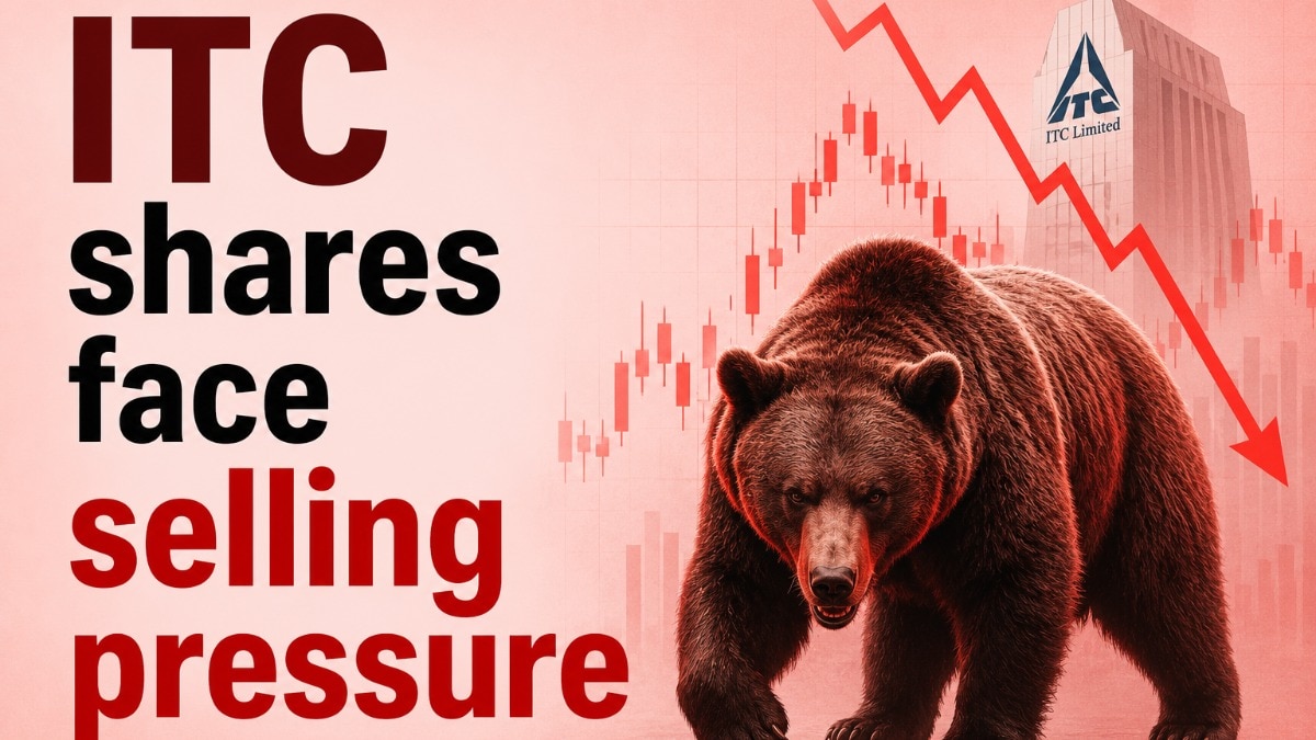 ITC shares were trading 0.39% lower at Rs 310.25. Market cap of the firm stood at Rs 3.88 lakh crore. Pic source: (AI image for representational purposes )