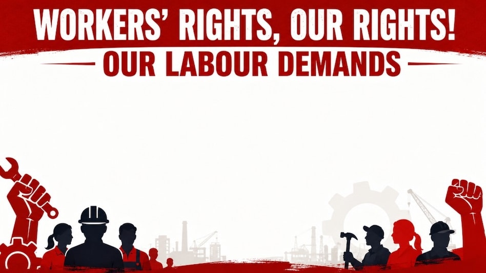 Worker groups claim that industrial labourers, especially contract workers, are facing long working hours, stagnant wages, and lack of social security benefits amid rising inflation Worker groups claim that industrial labourers, especially contract workers, are facing long working hours, stagnant wages, and lack of social security benefits amid rising inflation
