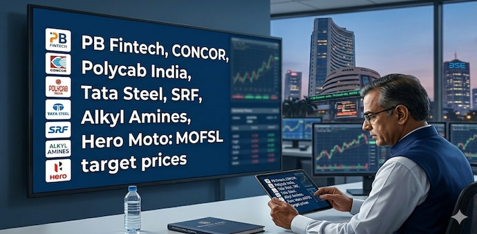 Among the stocks, the domestic brokerage has 'Buy' ratings on all except, Alkyl Amines Chemicals Ltd and PB Fintech Ltd. (Pic: AI generated for representational purposes only; Google Gemini AI) Among the stocks, the domestic brokerage has 'Buy' ratings on all except, Alkyl Amines Chemicals Ltd and PB Fintech Ltd. (Pic: AI generated for representational purposes only; Google Gemini AI)