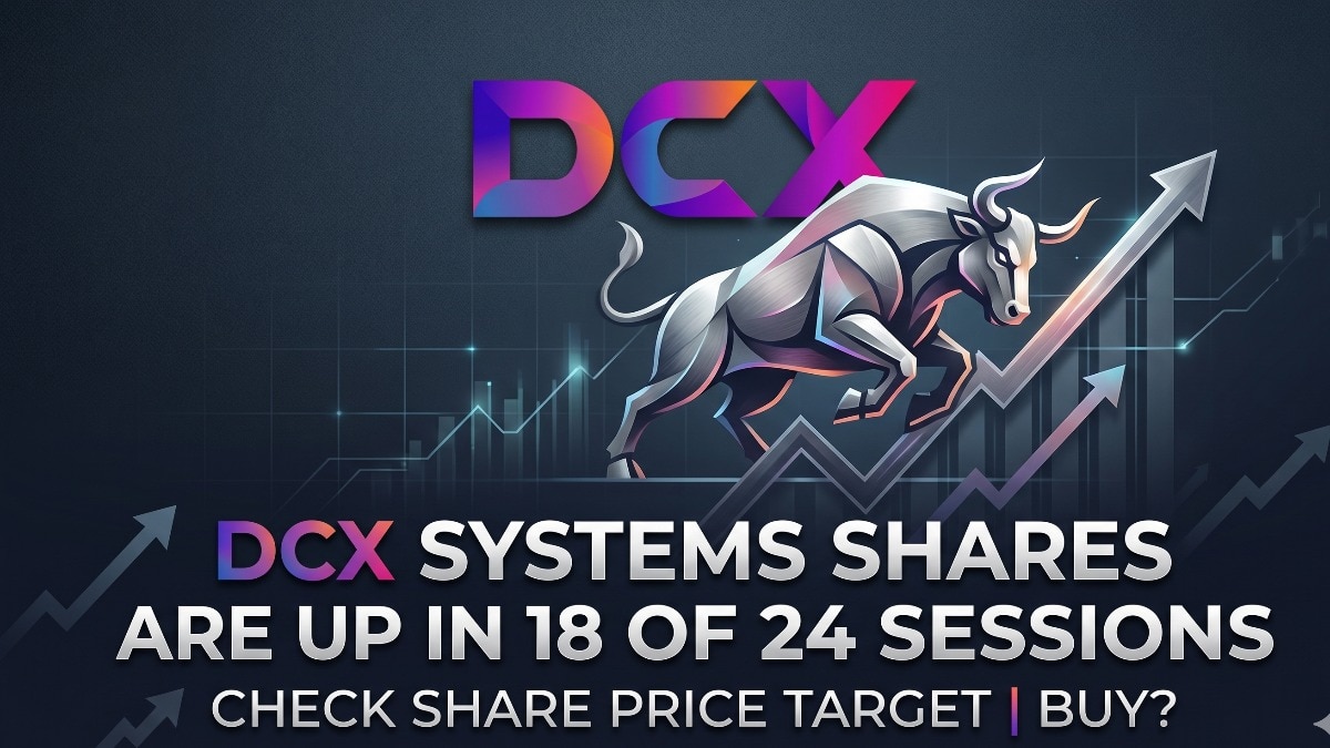 In a note dated May 6, it has set a target price of Rs 282 on DCX Systems, which implies a potential upside of around 35 per cent from current levels. (Image: AI generated / DCX Systems logo from company's website)