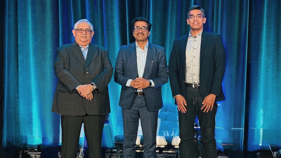 From left: Sandip Patel, MD, IBM India & South Asia; Sunil Gupta, Co-Founder & CEO, Yotta Data Services; Sriram Raghavan, GM, IBM Software, India and Software Innovation Lab From left: Sandip Patel, MD, IBM India & South Asia; Sunil Gupta, Co-Founder & CEO, Yotta Data Services; Sriram Raghavan, GM, IBM Software, India and Software Innovation Lab