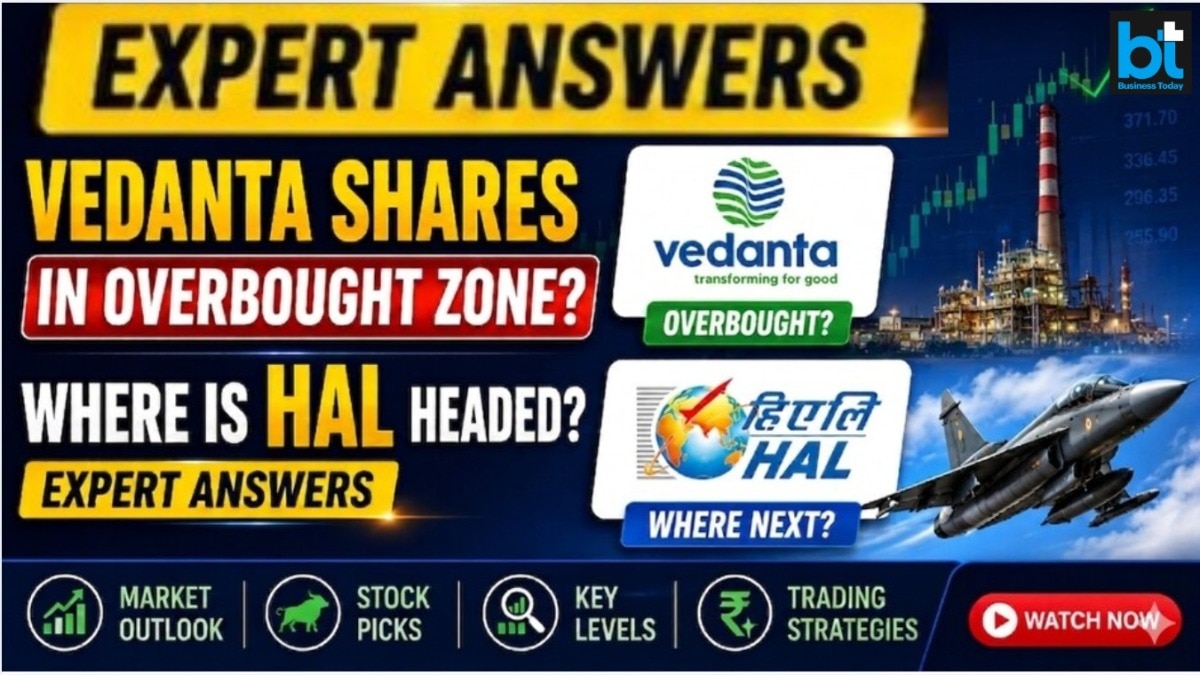Vedanta shares in overbought zone? Where is HAL headed? Expert answers | Daily Calls on BTTV