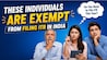 Individuals are generally not required to file ITR if their annual taxable income remains below the basic exemption limit. Individuals are generally not required to file ITR if their annual taxable income remains below the basic exemption limit.