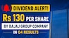 Dividend alert! Rs 130 per share by Bajaj Group company in Q4 results — Do you own? The payout includes a special dividend of Rs 50 per share to mark 100 years of the Bajaj Group. (Pic source: AI generated image for representational purposes)