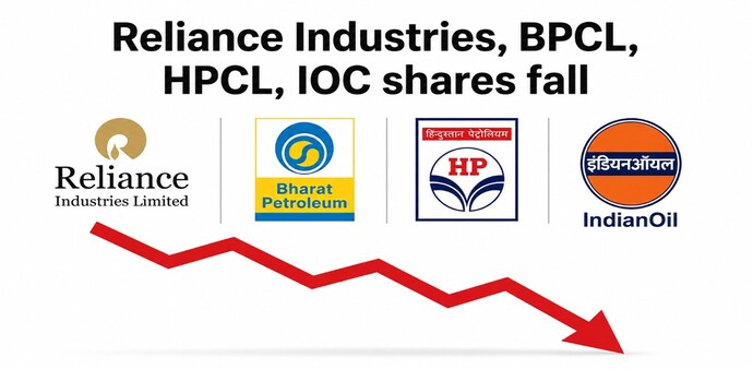 The decline in OMC shares also came amid a sharp rise in global crude oil prices. (Pic source: AI generated image for representational purposes) The decline in OMC shares also came amid a sharp rise in global crude oil prices. (Pic source: AI generated image for representational purposes)