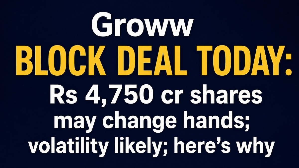 Groww shares being sold would account for 4.3% of the total outstanding equity, with the deals set to be executed at an 8.5% discount to the NSE's Monday closing price.  (Pic: AI generated for representational purposes only)