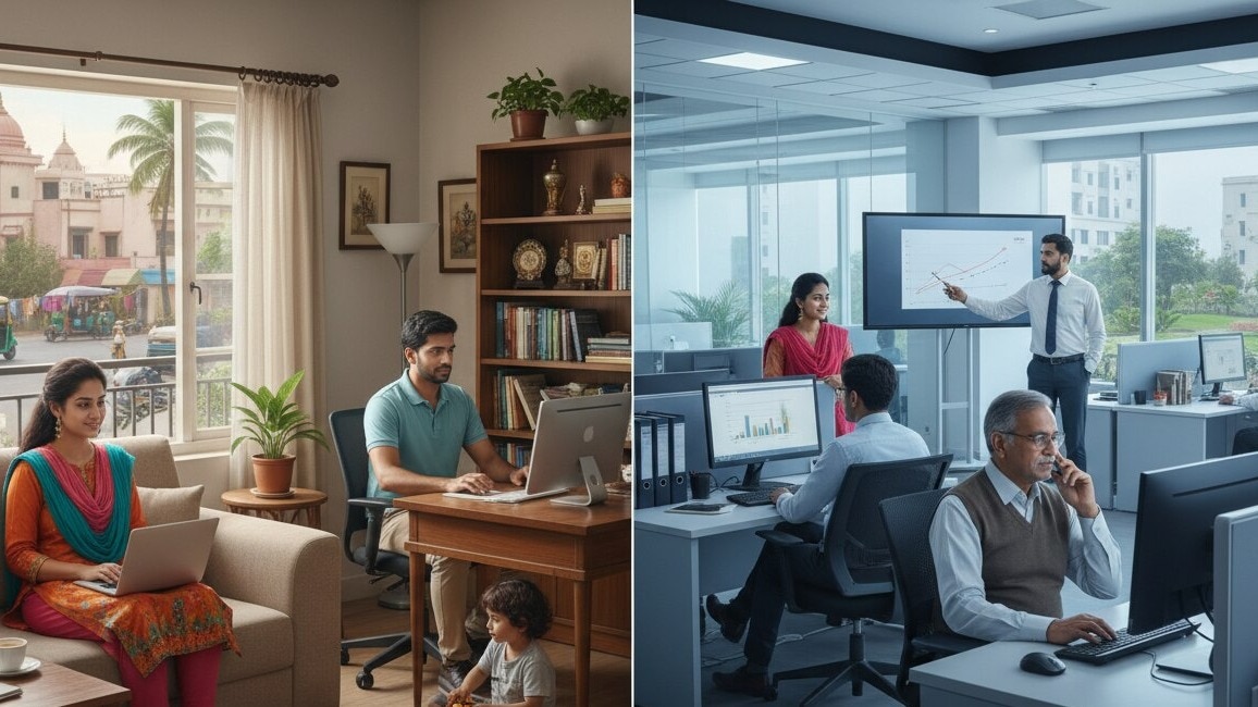 Corporates are taking a cautious line vis-a-vis work from home