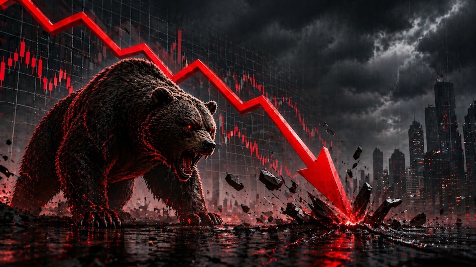 All major sectoral indices closed in the red, with realty, IT, and consumer durables emerging as the worst-hit pockets. (Pic source: AI generated image for representational purposes) All major sectoral indices closed in the red, with realty, IT, and consumer durables emerging as the worst-hit pockets. (Pic source: AI generated image for representational purposes)