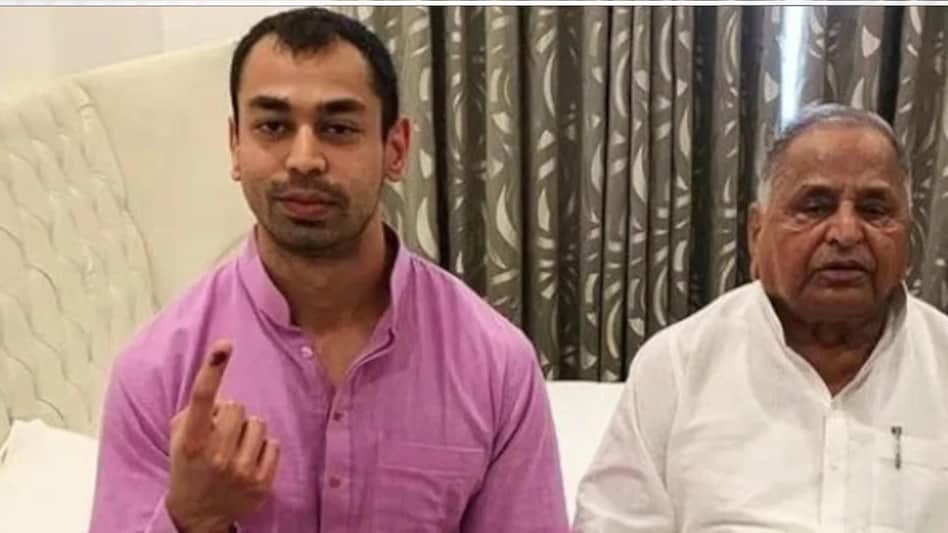 Prateek Yadav and Mulayam Singh Yadav (File Photo) Prateek Yadav and Mulayam Singh Yadav (File Photo)