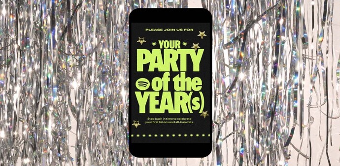 Check out your "Spotify 20: Your Party of the Year(s)" recap. Check out your "Spotify 20: Your Party of the Year(s)" recap.