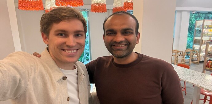 ElevenLabs co-founder Mati Staniszewski and Activate founder Aakrit Vaish. ElevenLabs co-founder Mati Staniszewski and Activate founder Aakrit Vaish.