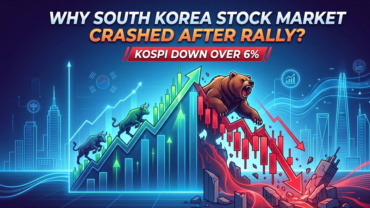 By the closing bell, Samsung Electronics had crashed 8.61%, while SK Hynix plunged 7.66%, dragging the rest of the index into the deep red. (Image: AI generated for representational purpose only)